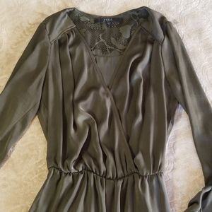 Dark Green Guess Romper XS